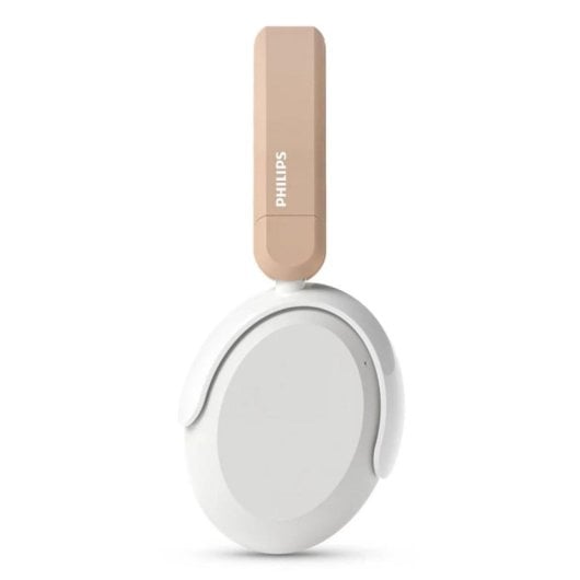Auricolari Philips 5000 series TAK5500AL/00 wireless e cablati Bluetooth con Cancellazione Rumore, microfono integrato, uso chiamate e musica, colore ambra e bianco