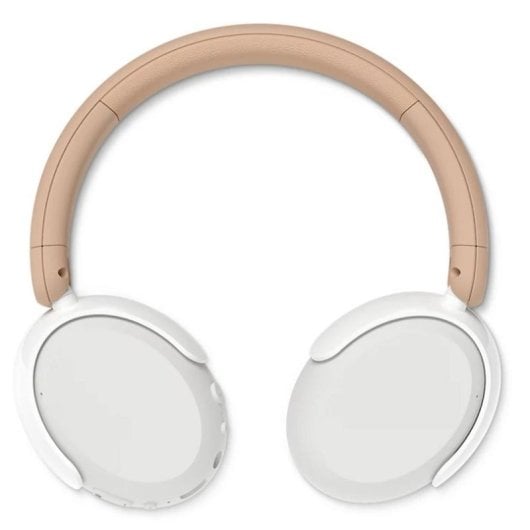 Auricolari Philips 5000 series TAK5500AL/00 wireless e cablati Bluetooth con Cancellazione Rumore, microfono integrato, uso chiamate e musica, colore ambra e bianco