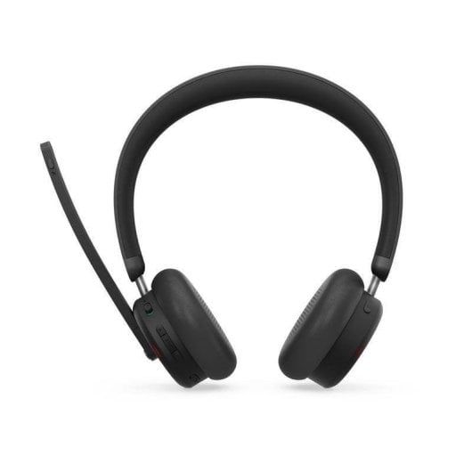 Auricolari Lenovo 6550 wireless Bluetooth con Cancellazione del Rumore, Teams, diadema, neri