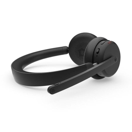 Auricolari Lenovo 6550 wireless Bluetooth con Cancellazione del Rumore, Teams, diadema, neri