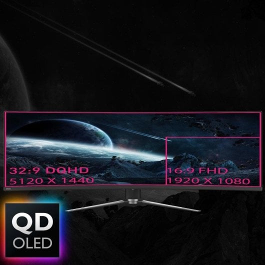 Écran PC MSI MPG 491CQPDE 49" Double QHD 144Hz QD-OLED incurvé 0,03 ms HDR600