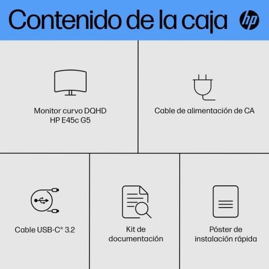 Monitor HP E45c G5 44,5" Dual QHD 165Hz VA Curved HDR400 3ms USB-C