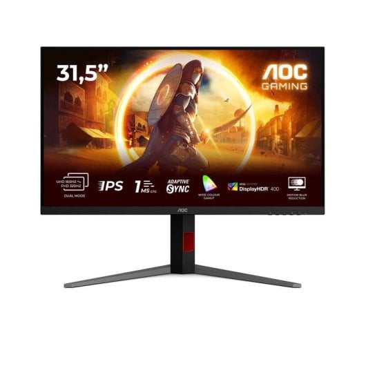 Monitor AOC U32G4U 31.5" UltraHD 4K 160Hz Fast IPS 0.5ms USB HDMI DisplayPort