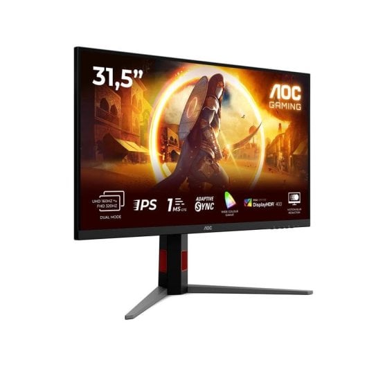 Monitor AOC U32G4U 31.5" UltraHD 4K 160Hz Fast IPS 0.5ms USB HDMI DisplayPort