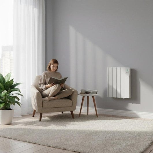 Radiateur Électrique cálidahome Sentinel 600W compact contrôle PID détecteur de présence