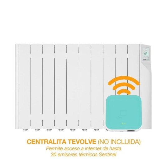Radiateur Électrique cálidahome Sentinel 1500W 10 éléments contrôle PID détection présence
