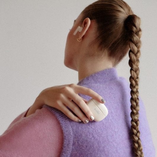 Auriculaires Sudio A1 Pro sans fil Bluetooth TWS avec réduction active du bruit, micro et étui de charge rapide, couleur sable