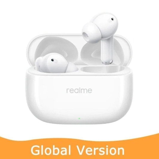 Auricolari Realme Buds T310 In-Ear Wireless Bluetooth 5.4 con Cancellazione Rumore, Microfono e IPX5, Bianco