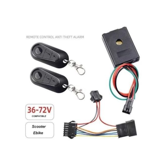 Alarma antirrobo eWheel 36/72V con mando y adaptador SM integrada