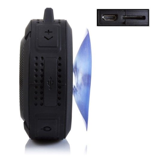 Altoparlanti Dam Electronics Portatile Bluetooth Waterproof Ventosa MicroSD 6-8h Moschettone