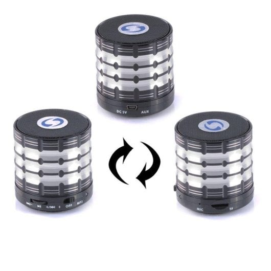 Altoparlanti Dam Electronics Multimediale Bluetooth Ingresso Aux USB MicroSD Batteria 2h