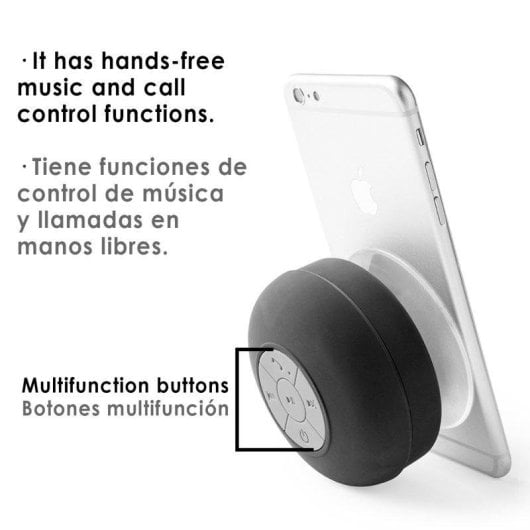 Altoparlanti Dam Electronics Bluetooth con ventosa 3W resistenti all'acqua vivavoce