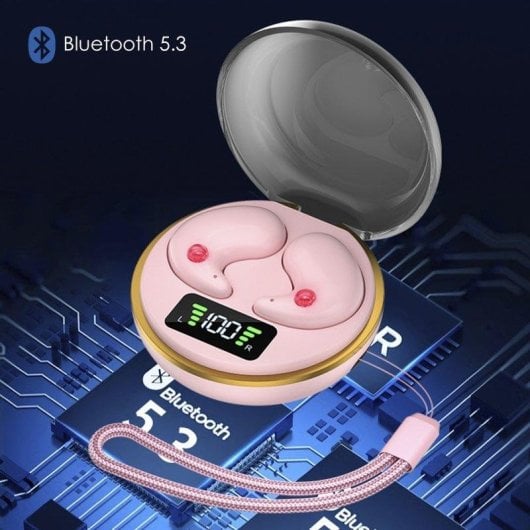 Auricolari Dam Electronics BY-8 true wireless Bluetooth 5.3 con LED, USB-C, assistente vocale, bianchi