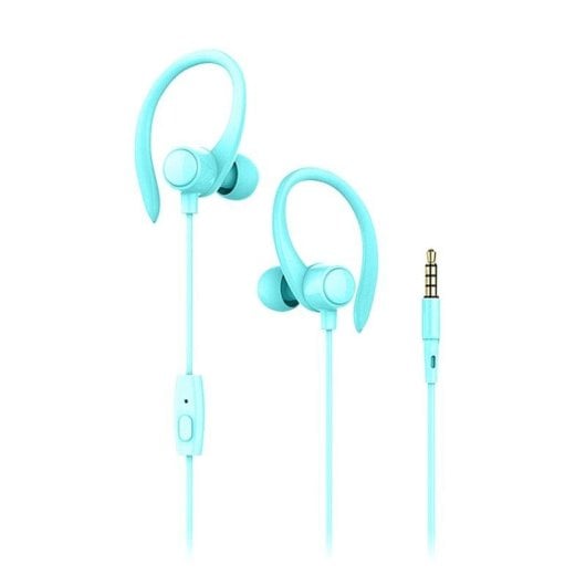 Auricolari Dam Electronics S07 con cavo Jack 3.5mm sportivi con microfono e controllo, neri
