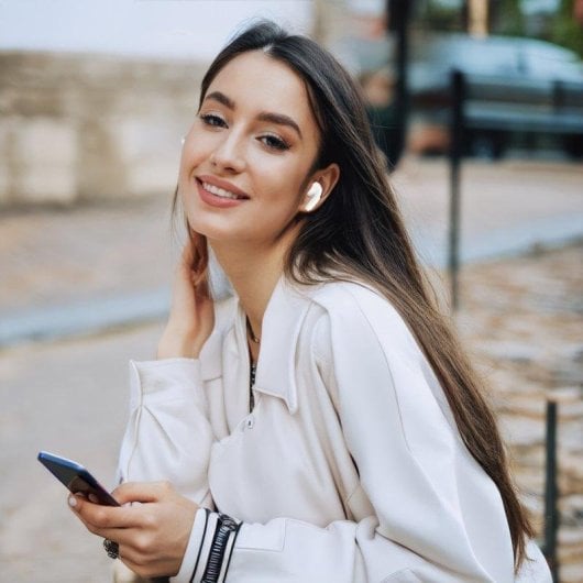 Auricolari Dam Electronics A9 Pro wireless Bluetooth con Cancellazione Attiva del Rumore, custodia LED, microfono, cuffie stereo, ANC e ENC, con timer e touch, neri