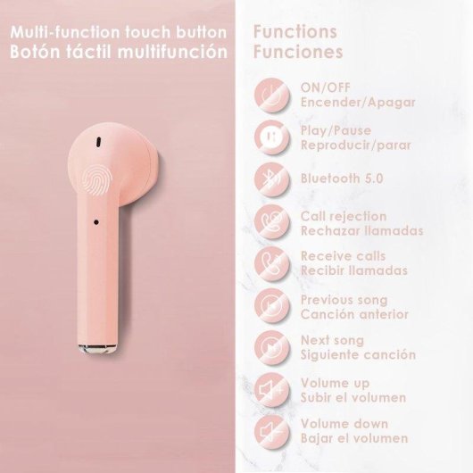 Auricolari Dam Electronics Di2 TWS wireless Bluetooth 5.0 Cancellazione Rumore IPX5 Nero