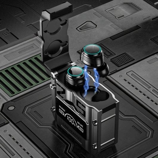 Auricolari Dam Electronics M25 wireless Bluetooth TWS Gaming Bassa Latenza Controllo Touch Nero