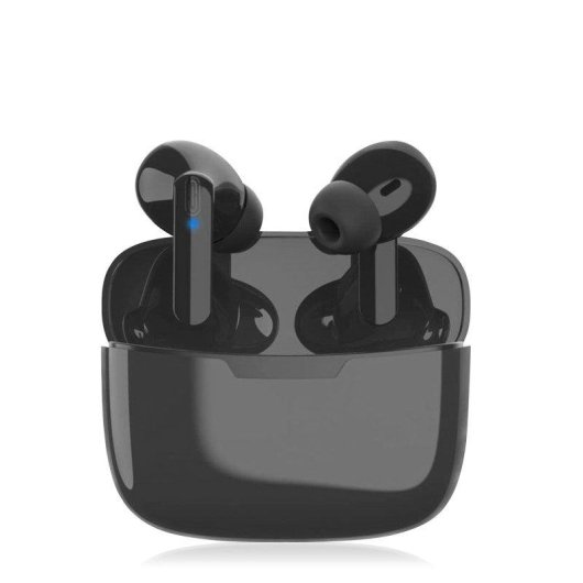 Auricolari Dam Electronics Y113 true wireless Bluetooth 5.1 Touch con custodia ricarica neri