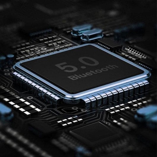 Cuffie Dam Electronics B39uv Wireless Bluetooth 5.0 con LED RGB, Microfono, Lettore Micro SD, Nero