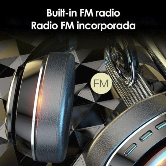 Auricolari Dam Electronics VJ320 wireless Bluetooth 5.0 con microfono, Radio FM e slot micro SD, neri