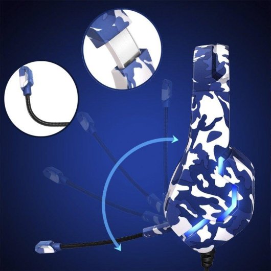 Auricolari Dam Electronics J10 cablati Jack 3.5 mm Gaming RGB Microfono Nero