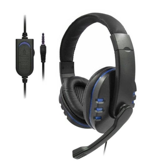 Auricolari Dam Electronics PS488 con cavo Jack 3.5mm per Gaming e Microfono, Nero