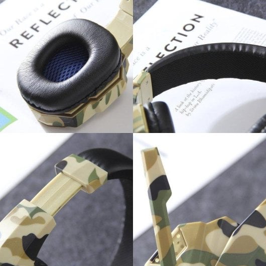 Cuffie Dam Electronics SY830MV cablate Jack 3.5mm Gaming LED Microfono Controllo Volume Nero