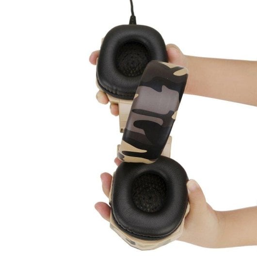 Cuffie Dam Electronics SY830MV cablate Jack 3.5mm Gaming LED Microfono Controllo Volume Nero