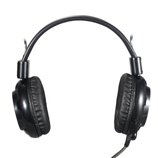 Auricolari Dam Electronics V8 con cavo Jack 3,5 mm e USB RGB Gaming con microfono e LED multicolore Neri