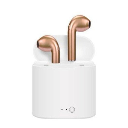 Kopfhörer Generica i7 kabellos Bluetooth 4.2 Sport Mikrofon Rauschunterdrückung Gold