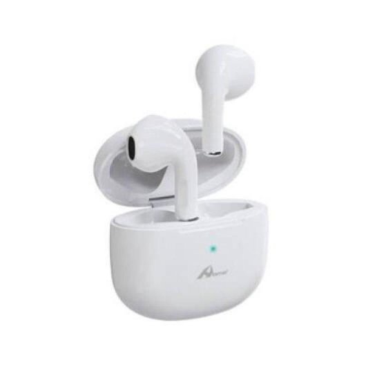 Auricolari Lian-Li D-EP001 wireless Bluetooth con microfono, autonomia 3h, colore bianco
