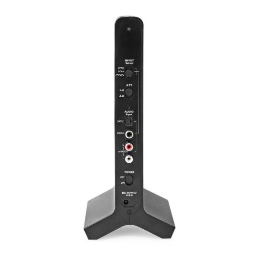 Auricolari Nedis HPRF321BK wireless RF per TV con base di ricarica neri