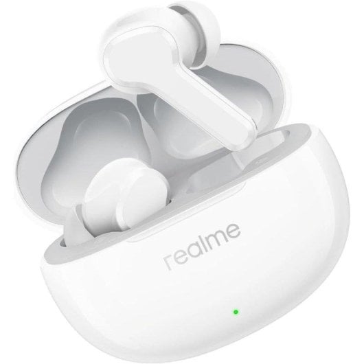 Auricolari Realme T110 wireless Bluetooth 5.4 con Cancellazione del Rumore, microfono, bianchi