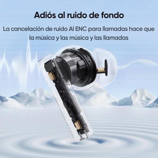 Auricolari Realme T110 wireless Bluetooth 5.4 con Cancellazione del Rumore, microfono, bianchi