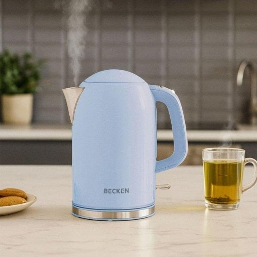 Hervidor Becken BWK8769 1,7 L 2200W Base Rotativa Filtro Antical Azul