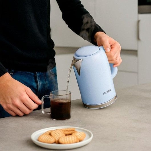 Hervidor Becken BWK8769 1,7 L 2200W Base Rotativa Filtro Antical Azul