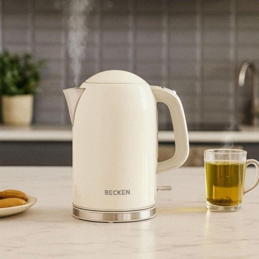 Hervidor Eléctrico Becken BWK8769 1,7L 2200W Base Rotativa 360° Filtro Antical