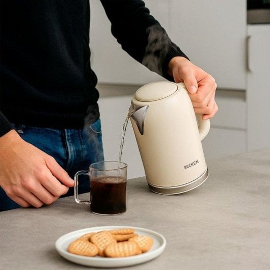 Hervidor Eléctrico Becken BWK8769 1,7L 2200W Base Rotativa 360° Filtro Antical