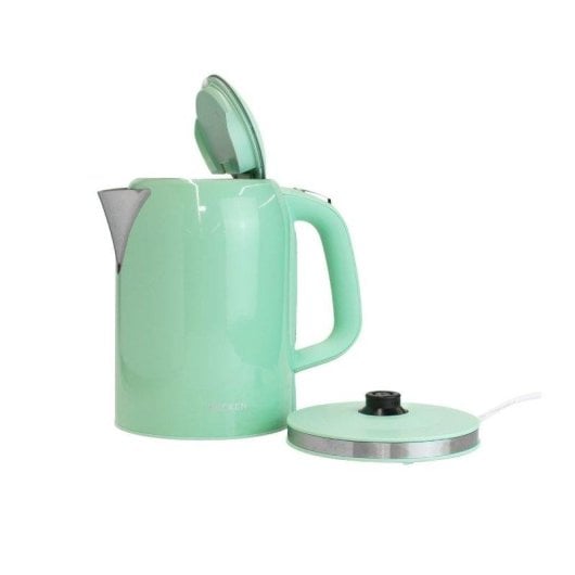 Hervidor Becken BWK8769 Verde 1,7L 2200W con base rotativa y filtro antical