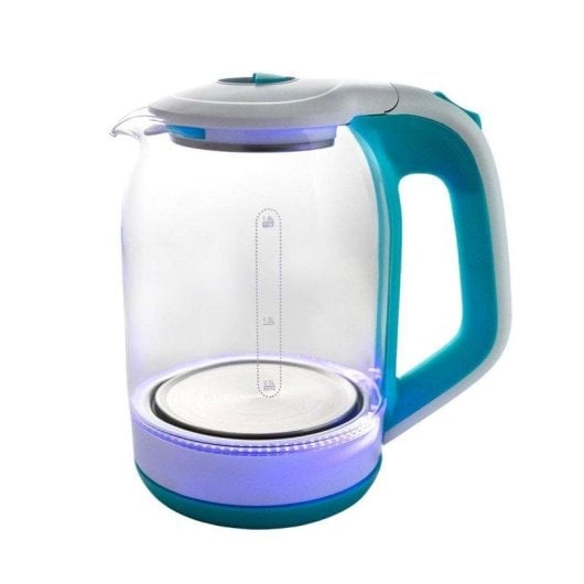 Hervidor de Agua Dcook Gallery 1,8L 1500W Cristal Luz LED Rotación 360º