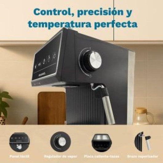 Kaffeevollautomat Espresso Grunkel Cafpresso-20pulse 1,8L 20 bar Touchscreen Edelstahl