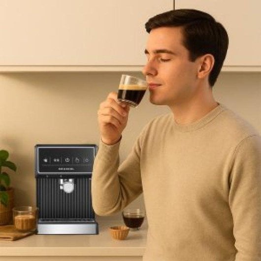 Kaffeevollautomat Espresso Grunkel Cafpresso-20pulse 1,8L 20 bar Touchscreen Edelstahl