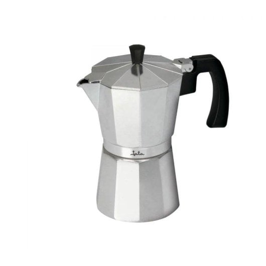 Caffettiera Italiana Jata CCA 9 Tazze Alluminio Antiossido Manico Ergonomico