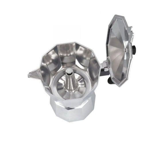 Caffettiera Italiana Jata CCA 9 Tazze Alluminio Antiossido Manico Ergonomico