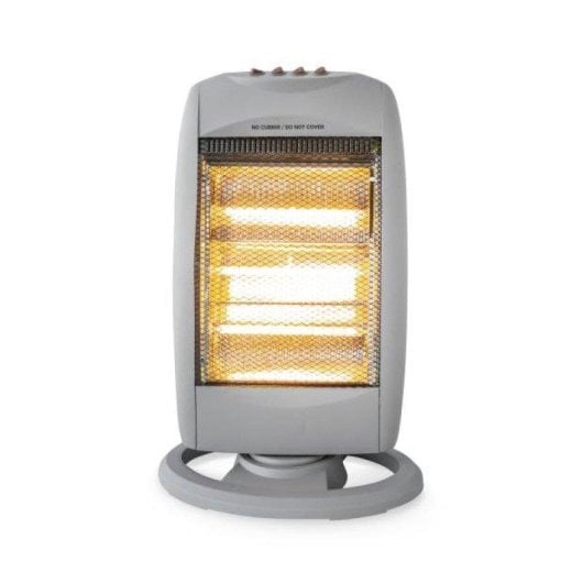 Calefactor halógeno Universal Blue 1200W compacto con 3 potencias y oscilante