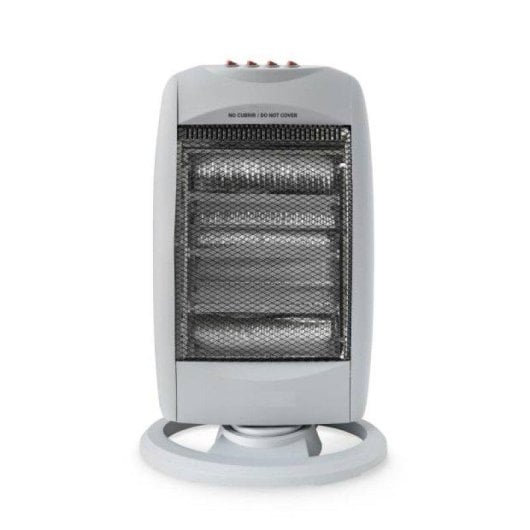 Calefactor halógeno Universal Blue 1200W compacto con 3 potencias y oscilante