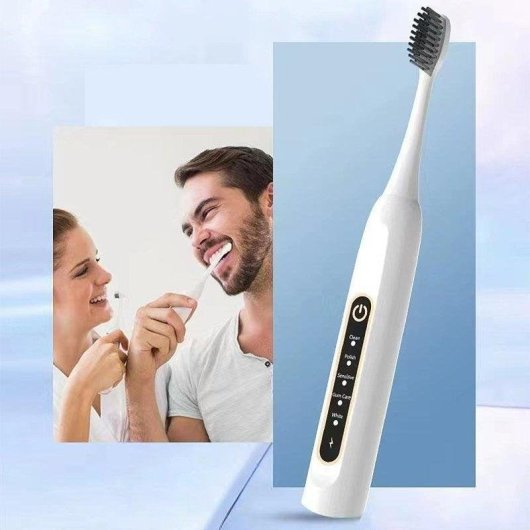 Escova de Dentes Elétrica Dam Electronics Recargable 5 Modos ABS Adultos