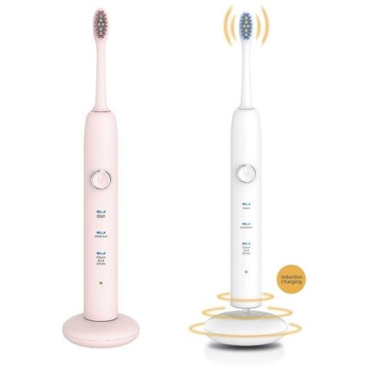 Schallzahnbürste Dam Electronics 3 Modi Wiederaufladbar Wasserdicht IPX7