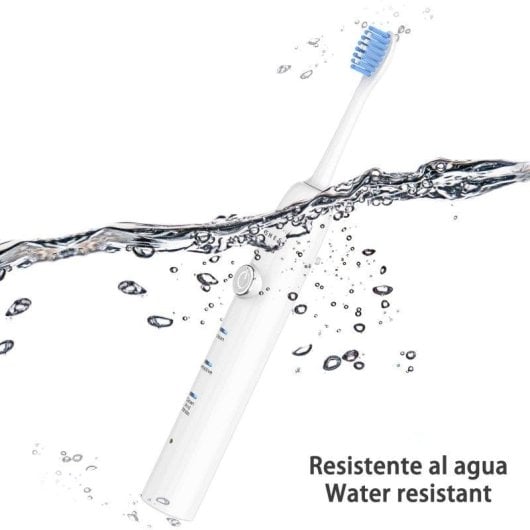 Cepillo de Dientes Eléctrico Dam Electronics 3 Modos Recargable Resistente Agua