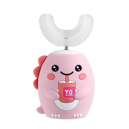 Cepillo de dientes eléctrico Dam Electronics Dino Kids U suave silicona IPX7 USB